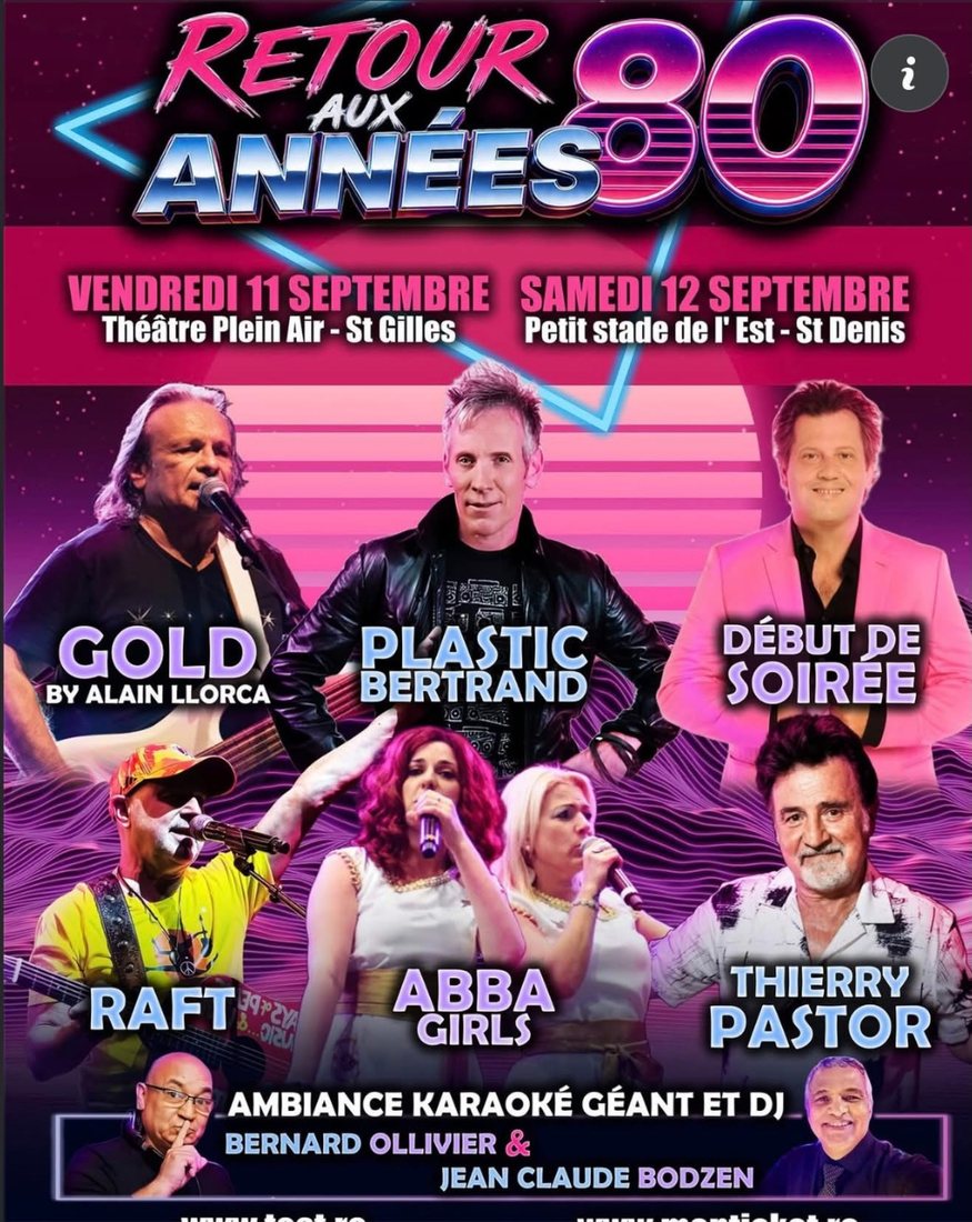 Affiche : Retour aux Années 80
