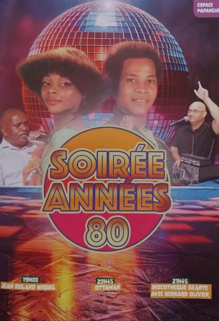 Affiche : Soirée Années 80 à l'Espace Papangue